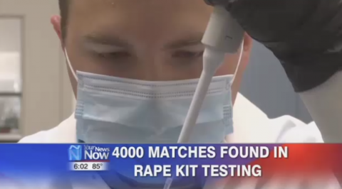 Over 4,000 DNA Matches in Tested Rape Kits