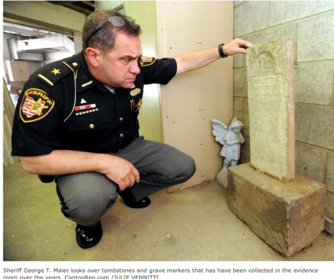 Gravestone mystery at Stark County Jail unsolved