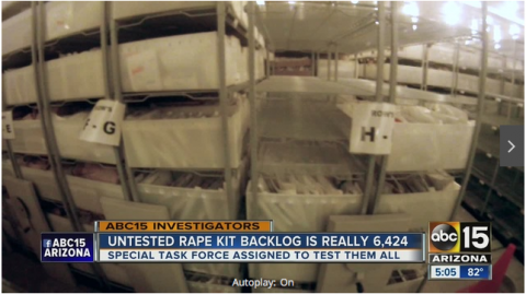 AZ police departments have more than 6,000 untested rape kits