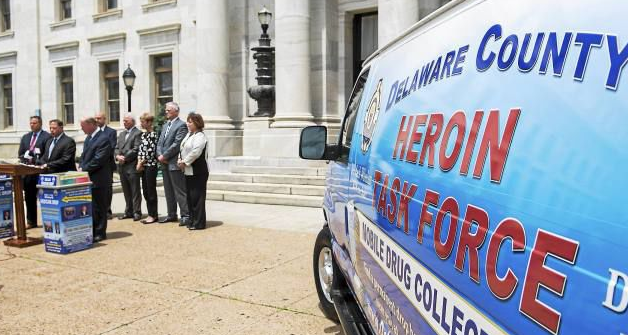 New county drug collection van, drug dropoff boxes hit the streets