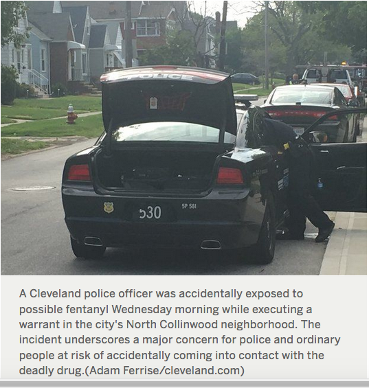 Cleveland officer’s possible fentanyl exposure highlights drug’s threat to police, children