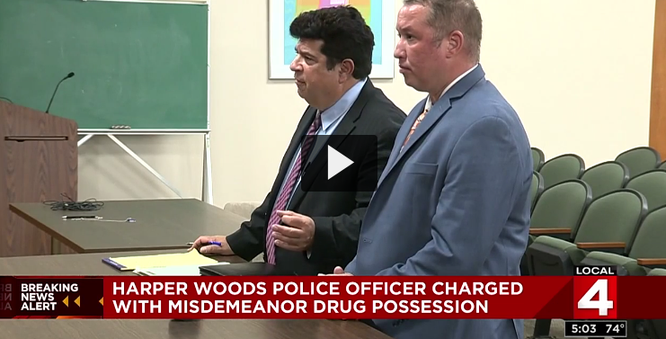 Second Harper Woods police officer faces drug charge