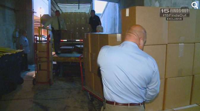 Sheriff’s department packs up the pills, to be destroyed