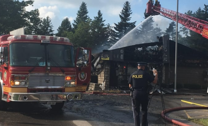 Evidence spared in fire that destroyed Cambridge OPP detachment