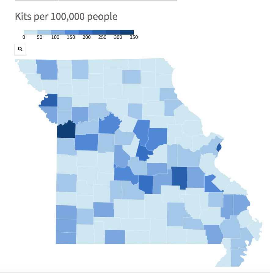 More than 6,000 sex assault kits in Missouri are untested. Kansas City has the most