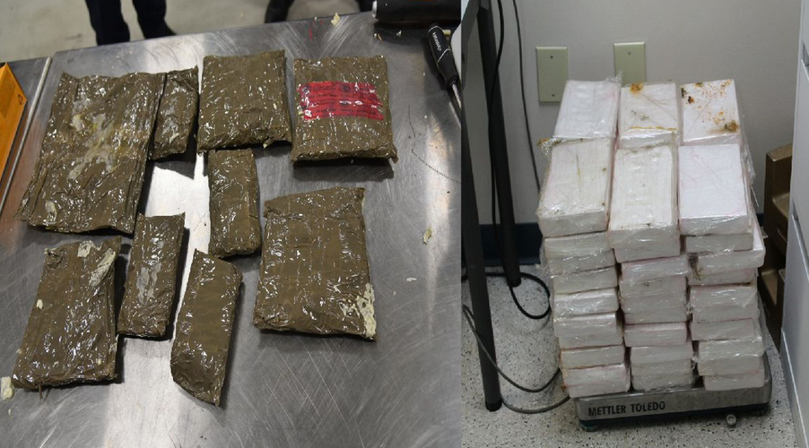 CBP officers confiscate over a million dollars worth of drugs