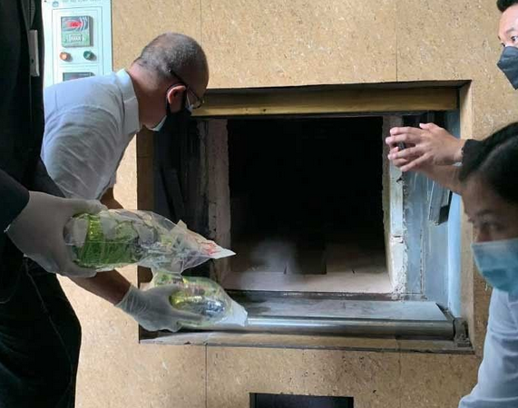 P21 million worth of illegal drugs ‘cremated’