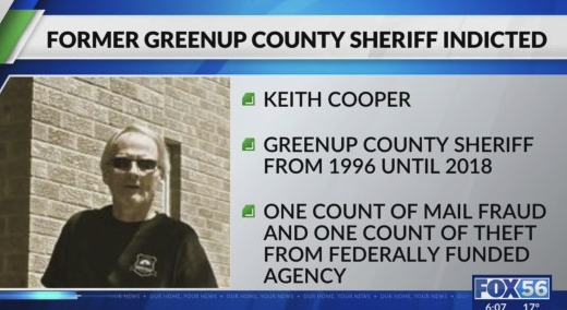 Former Kentucky sheriff indicted on 2 federal charges